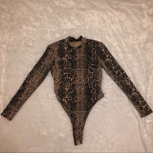 Animal Print Bodysuit